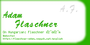 adam flaschner business card